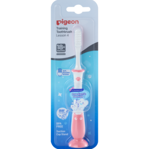PIGEON TRAINING TOOTHBRUSH LESSON 4 – PINK